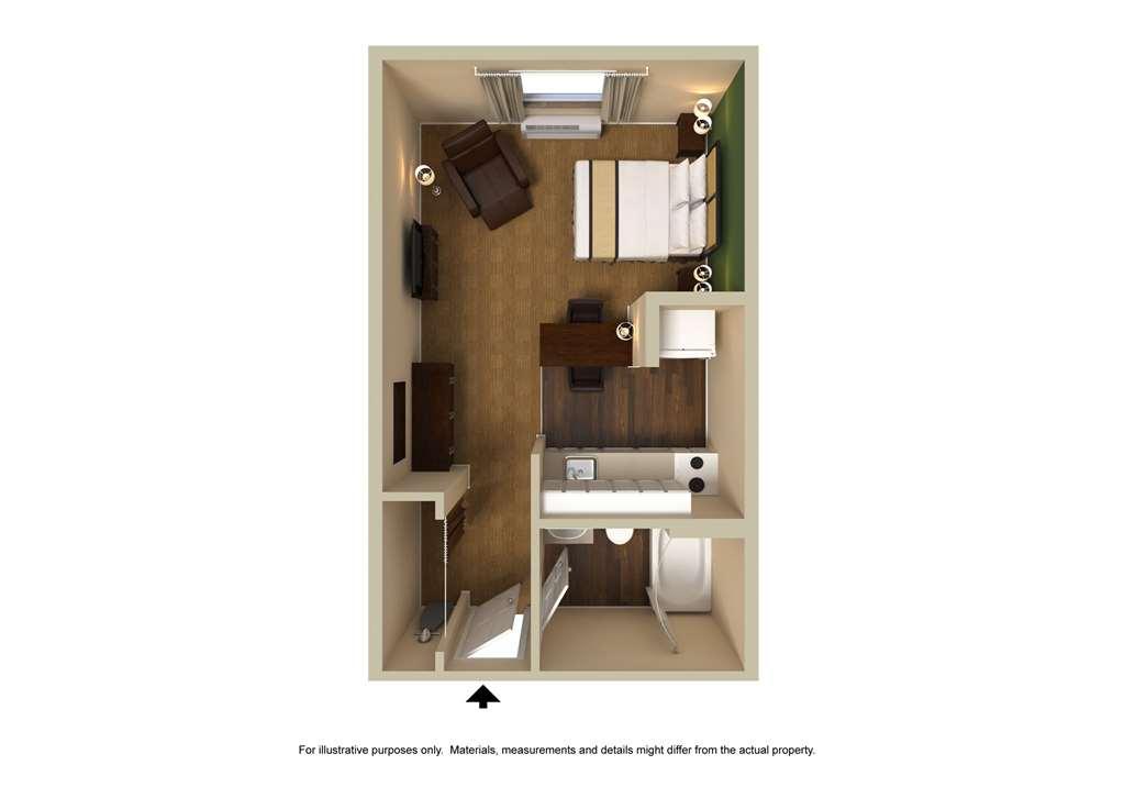 Extended Stay America Select Suites - Raleigh - Rtp - 4610 Miami Blvd Durham Rom bilde